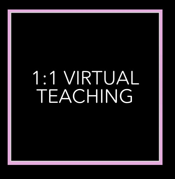 1:1 virtual teaching
